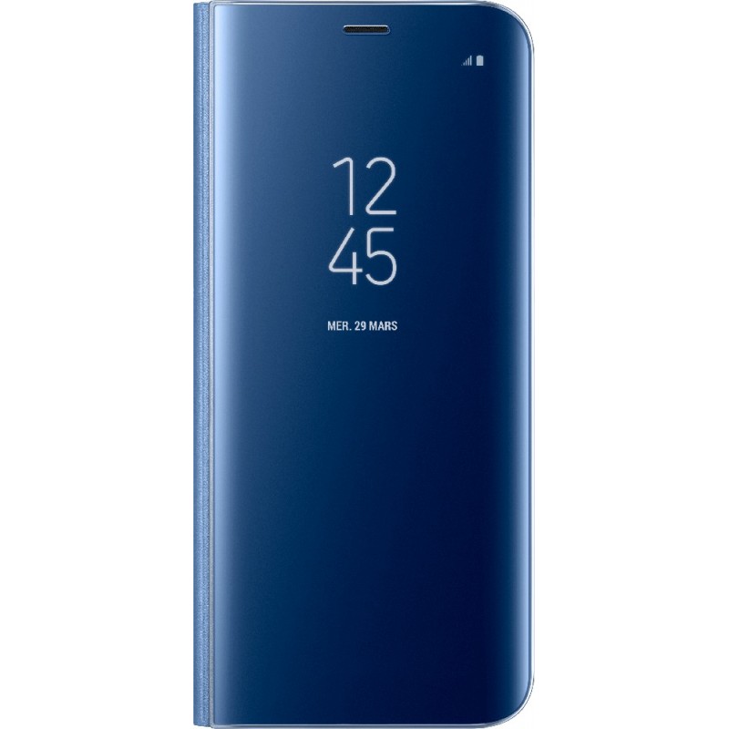  Nouveauté	SAMSUNG EtuEtui  pour Galaxy S8 + G955 à rabat Clear View Cover Samsung EF-ZG955CL bleu 