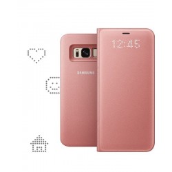 Etui Led View Cover Samsung Galaxy S8 Rose