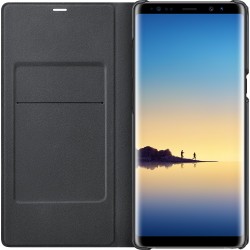Etui pour Galaxy Note 8 N950 - folio LED View Cover Samsung EF-NN950PB noir