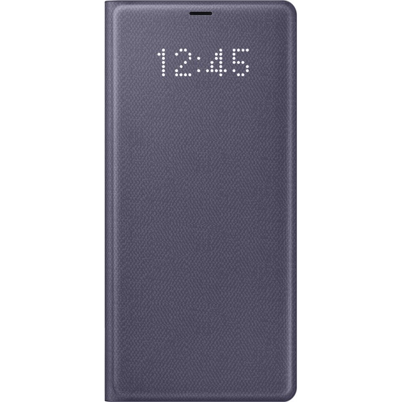 Etui pour Galaxy Note 8 N950 - folio LED View Cover Samsung EF-NN950PV lavande