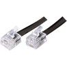 Câble de raccordement RJ11/RJ11 mâle en 3 m