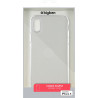 Coque semi-rigide transparente pour iPhone X