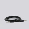 Connectique Audio M-M 3,5/3,5mm - 1.5m - Noir