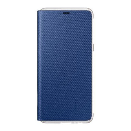 Etui folio Neon Samsung Galaxy A8 2018 bleu