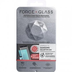 Protège-écran Samsung Galaxy S9 verre trempé Force Glass avec kit de pose