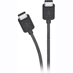 Câble USB C/USB C noir métal Belkin