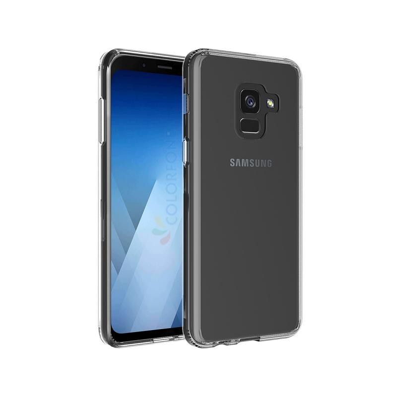 Coque pour Samsung A8 2018 - Minigel Ultra Slim Transparent