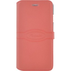 Etui pour iPhone 6/6S - folio Façonnable rouge pastel 