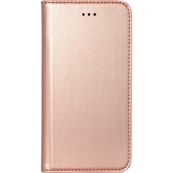 Etui pour iPhone 5/5S - folio rose métal 
