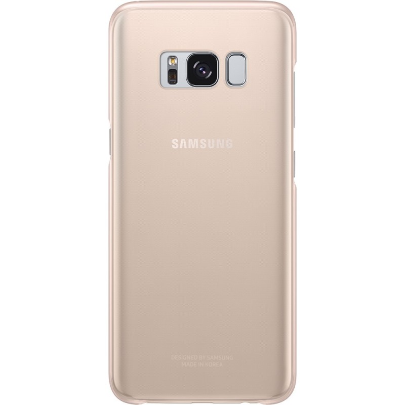 Coque rigide Samsung Galaxy S8 G950 rose transparente