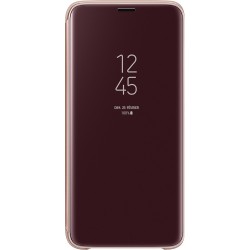 Etui à rabat Clear View Cover Galaxy S9+ samsung Doré G965