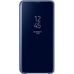 Etui à rabat Clear View Cover Galaxy S9  Samsung bleu G960