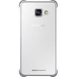 Coque pour Samsung Galaxy A3 A310 2016 - rigide Samsung transparente et argentée