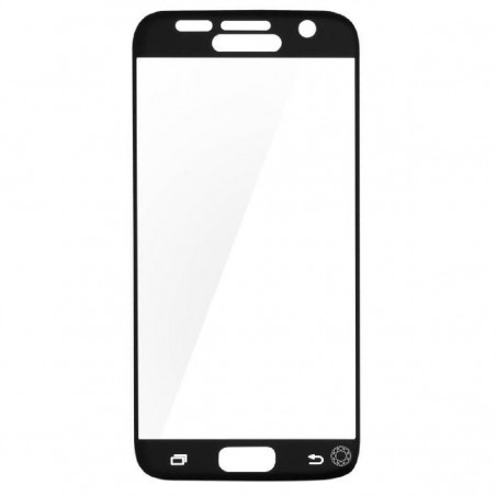 Verre trempé pour Samsung Galaxy S7 - Force Glass contour noir 
