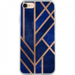 Coque pour iPhone 6/6S/7/8 - semi-rigide bleue Sintra