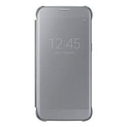 Coque pour Samsung Galaxy S7 - Clear View Cover Argent 