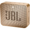 Mini enceinte portable Bluetooth dorée JBL Go 2