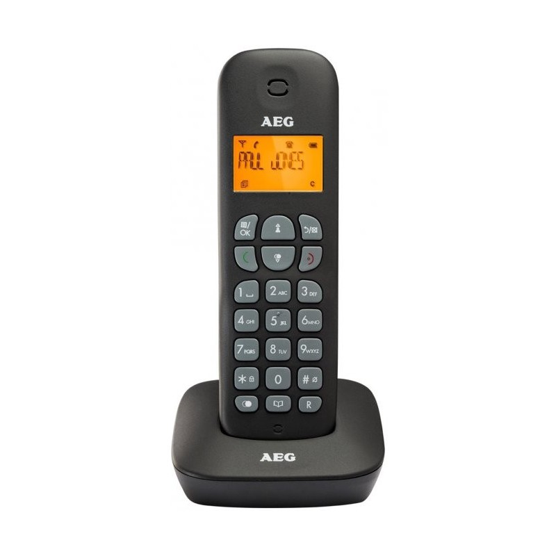 Téléphone numérique dect AEG D130 Solo Noir 