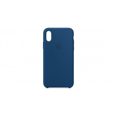 Coque pour iPhone Xs - en silicone Bleu horizon