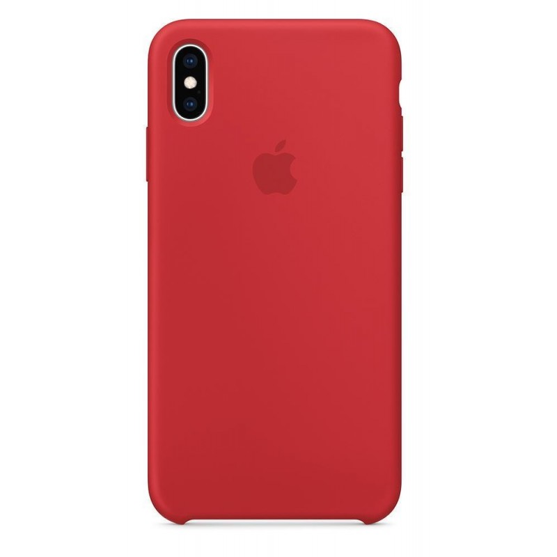 Coque pour l'iPhone Xs Max - en silicone rouge
