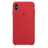 Coque pour l'iPhone Xs Max - en silicone rouge