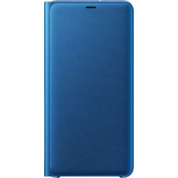 Etui pour Galaxy A7 A750 2018 - à rabat Samsung EF-WA750PL bleu 