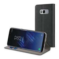 Etui pour Samsung Galaxy S8 Muvit Folio Stand Noir