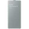 Etui Samsung Galaxy S10E - à rabat Clear View Cover Samsung EF-ZG970CW blanc