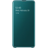 Etui Samsung Galaxy S10E - à rabat Clear View Cover Samsung EF-ZG970CB vert