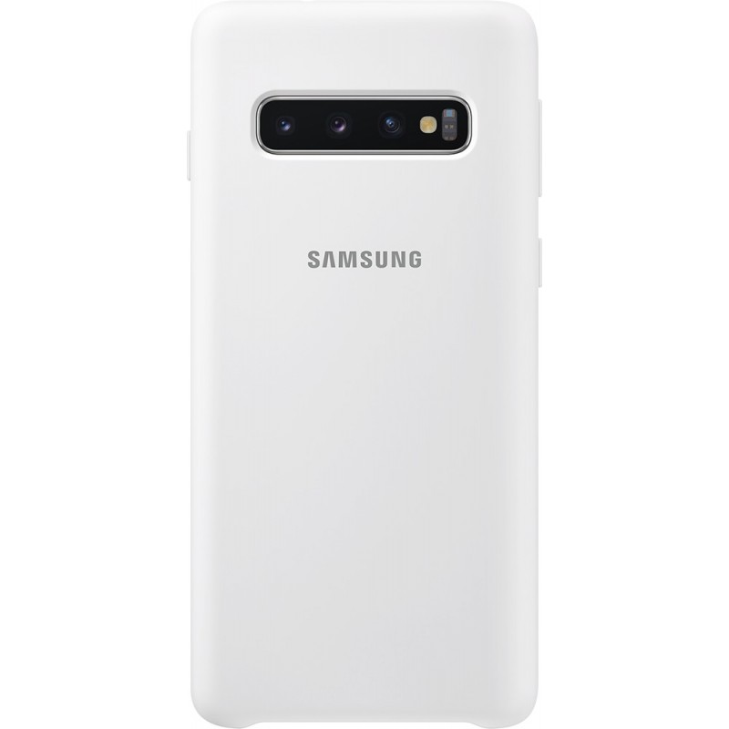 Coque Galaxy S10 G973 - semi-rigide blanche Samsung EF-PG973TW 