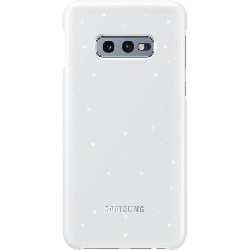 Coque Galaxy S10 G973 - avec affichage LED Samsung EF-KG973CW blanche