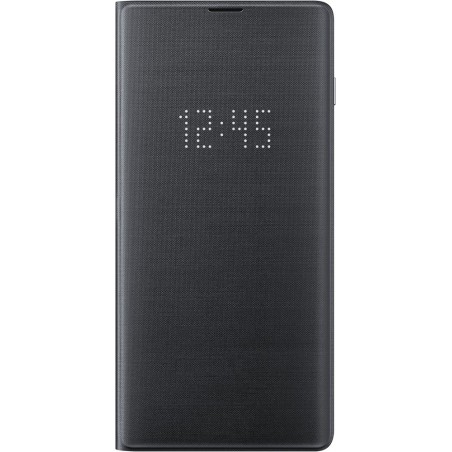 Etui Galaxy S10 G973 - folio LED View Cover Samsung EF-NG973PB noir 