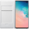 Etui Galaxy S10 G973 - folio LED View Cover Samsung EF-NG973PW blanc 