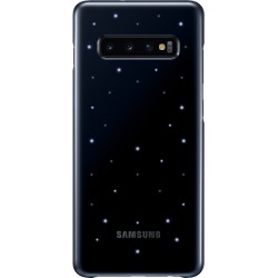 Coque Galaxy S10 + G975  - avec affichage LED Samsung EF-KG975CB noire 