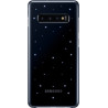 Coque Galaxy S10 + G975  - avec affichage LED Samsung EF-KG975CB noire 