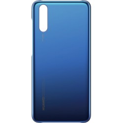 Coque Huawei pour P20 - rigide bleue translucide 