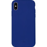 Coque iPhone XS Max Puro semi-rigide bleue Icon