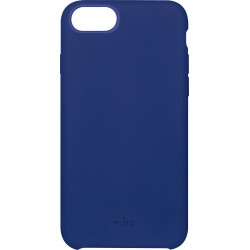 Coque iPhone 6/6S/7/8 Puro  semi-rigide bleue Icon