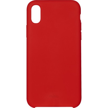 Coque iPhone XR Puro semi-rigide rouge Icon 
