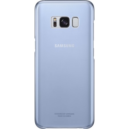 Coque Samsung Galaxy S8 + G955 - rigide Samsung EF-QG955CL bleue transparente