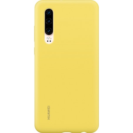Coque Huawei P30 Silicone Case Aimantee jaune