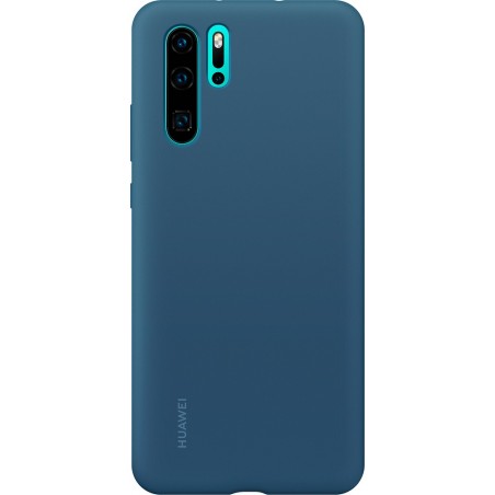 Coque Huawei P30 Pro Silicone bleue