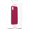 Coque iPhone X/XS Puro semi-rigide fuschia Icon