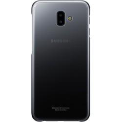 Coque pour Galaxy J6+ J610 - rigide Evolution Samsung noire et transparente