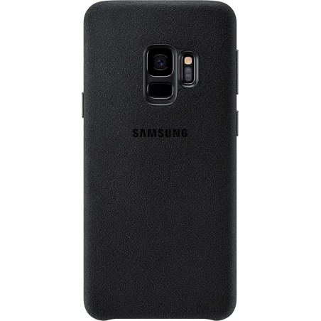 Coque pour Samsung Galaxy S9 G960 - rigide en Alcantara noir