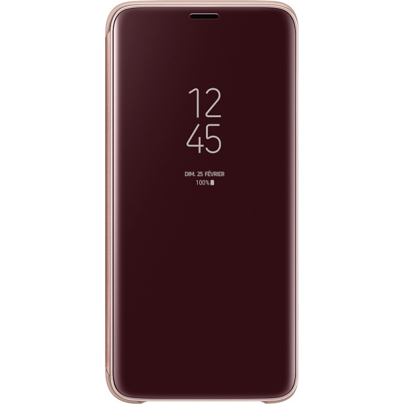 Etui pour Galaxy S9 - Clear View Cover Samsung doré
