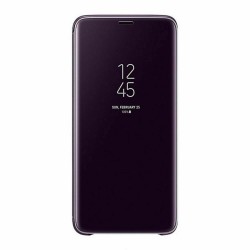 Etui à rabat Clear View Cover Galaxy S9+ samsung violet G965