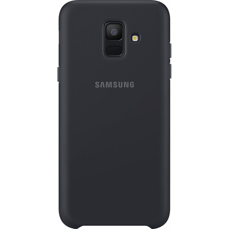 Coque pour Galaxy A6 A600 2018 - rigide Samsung EF-PA600CB noire 