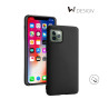 Coque softy touch avec plaque métal intégrée pour iPhone 11PRO - NOIR W DESIGN 