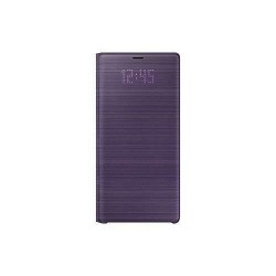 Etui pour Galaxy Note9 N960 - folio LED View Cover Samsung EF-NN960PV violet